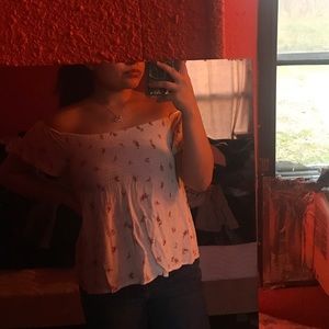 Off the shoulder blouse